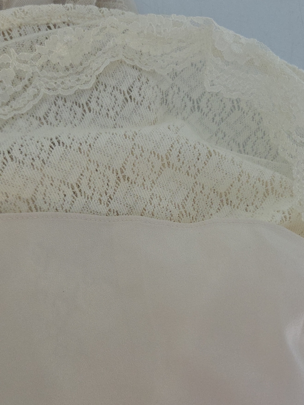 Free People Cream Lace Mini Dress Women Small - Picture 3 of 6